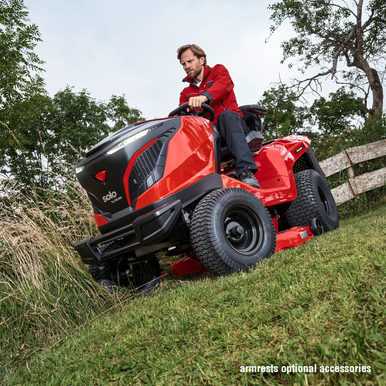 Traktor ogrodowy Premium SOLO by AL-KO T 22-105.4 HDD-A V2 - z blokadą tylniego mostu!